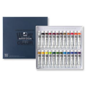 SHINHAN Professional Watercolor Set 7.5ml x 13,18,24 Colors