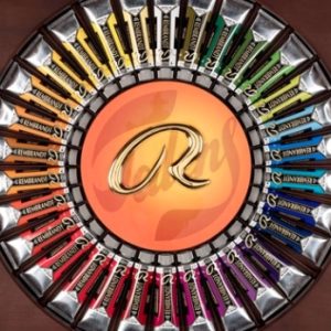 LIMITED EDITION YEAR OF REMBRANDT COMMEMORATIVE WOOD BOX OIL COLOUR SET