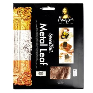 Speedball® Mona Lisa Metal Leaf Copper 5.5x5.5" 25Leaves.