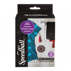 SPEEDBALL® Block Printing Fabric Starter Kit, 7 Pieces