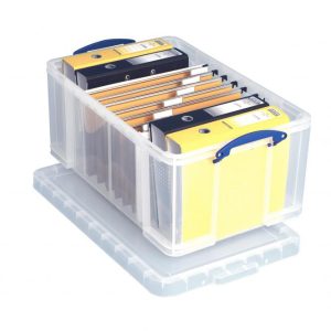REALLY USEFUL STORAGE BOX CLEAR 64 LITRE