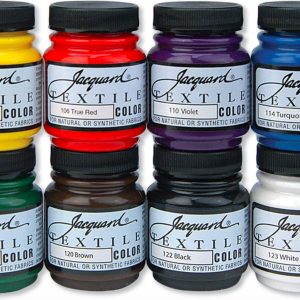 JACQUARD PERMANENT TEXTILE COLOR 2.25 OZ 8PCS/SET