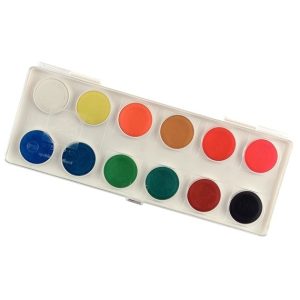 TALENS OPAQUE WATERCOLOUR SET 12 PANS