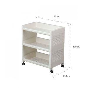 MICRON WARE 3, 4 & 5 Layers Multipurpose Rack With Wheels