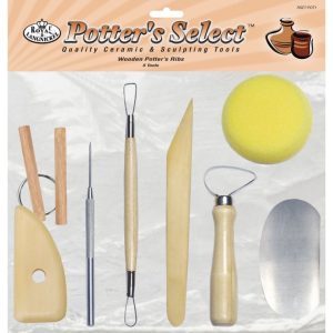 ROYAL & LANGNICKEL Complete Pottery Tool Set (8Pcs)