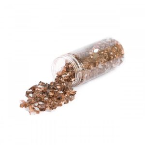 Reflective Crushed Glass Champagne