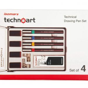 ISOMARS Technoart Technical Drawing Pen SET OF 4