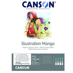 Canson® Illustration Manga Pad 250 gsm 12 Sheets