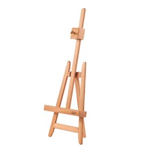 MABEF WOODEN “LYRE” MINIATURE TABLE EASEL