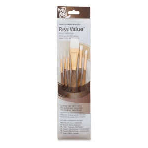 PRINCETON REAL VALUE WHITE TAKLON BRUSH SET OF 6