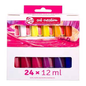 TALENS ART CREATION Acrylic colour set 24 x 12ml.