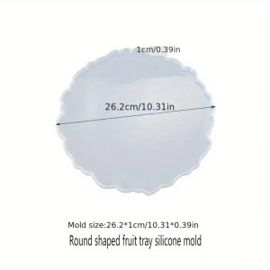 Crystal Epoxy Resin Silicone Mold Round Shaped  Coaster
