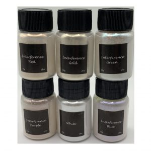 MICA POWDER SET OF 6 - INTERFERENCE COLOURS