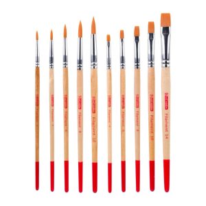 ART CREATION Watercolour brush set of 10 - polyester