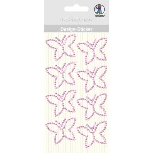 URSUS Design sticker "Butterflies" Pink .