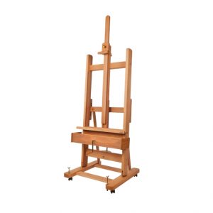 MABEF WOODEN STUDIO EASEL WITH CRANK