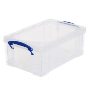 REALLY USEFUL STORAGE BOX CLEAR 9 LITRE