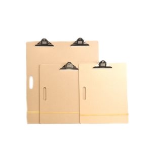 Wooden Sketch Portable Drawing Clipboard With Handle .