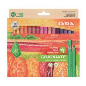 LYRA Lyra Graduate Art Tip Felt Tip Marker, Set of 36