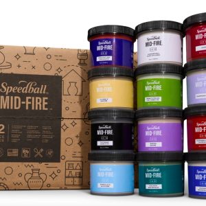 Speedball MID-FIRE Glaze Sampler Pack 12pc