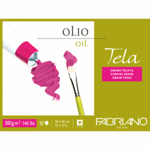 FABRIANO TELA SPECIAL 300GSM OIL PAPER PADS 30x40cm