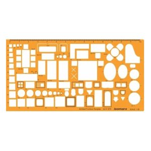ISOMARS Scale Architect Furniture Template 1:50