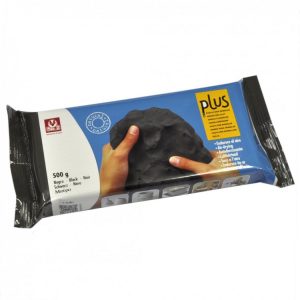 SIO-2 PLUS NATURAL AIR DRY CLAY 500G BLACK