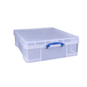 REALLY USEFUL STORAGE BOX CLEAR 70 LITRE