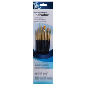 PRINCETON VALUE SET 6PC SYNTHETIC HAIR BRUSH SET