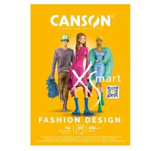 CANSON A4 XSmart Fashion Design PAD 180gsm 30sheets.