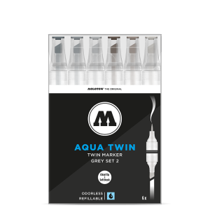 MOLOTOW AQUA TWIN GRAY-SET 2