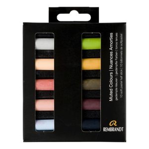 REMBRANDT SOFT PASTELS MUTED COLOURS SET 10 PCS