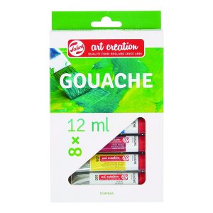 TALENS ART CREATION Gouache Set 8 x 12ml.