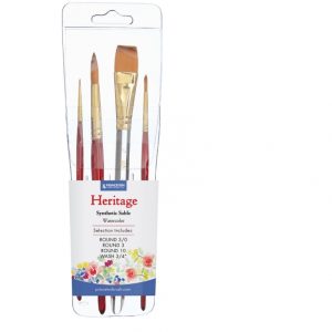PRINCETON HERITAGE PROFESSIONAL 4-PIECE  BRUSH SET