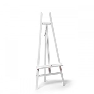 MESCO LYRE WOODEN EASEL WHITE
