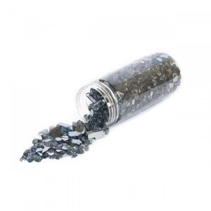 Reflective Crushed Glass Gray