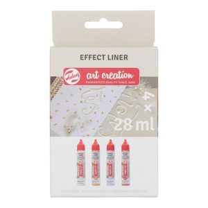 TALENS ART CREATION EFFECTLINER SET 4X28ML STANDARD PEARL