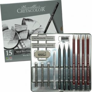 CRETACOLOR SILVER BOX GRAPHITE-SET
