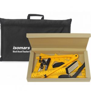 ISOMARS BLACK BOARD GEOMETRY SET COMES WITH BAG