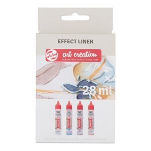 TALENS ART CREATION EFFECTLINER SET 4X28ML SPECIALTIES PEARL