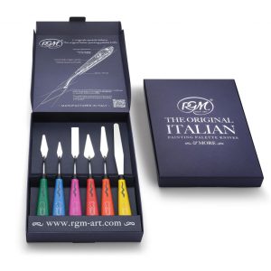 RGM 60° PLUS LINE RUBBER PALETTE KNIVES SETS/MIRROR POLISHED