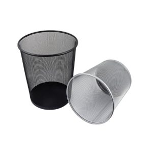 MESCO Mesh Dust Bin (26.5*28.5cm) Black/Silver