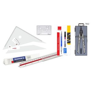 ISOMARS Drafting Set Student Set of 5