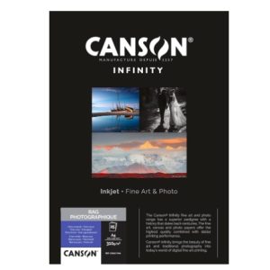 CANSON® A4 Fine Art & Photo Paper INFINITY Rag Photographique 310GSM 25Sheets.