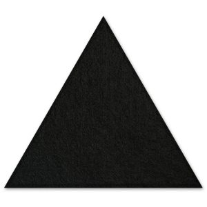 MESCO ART CANVAS PANEL TRIANGLE -BLACK