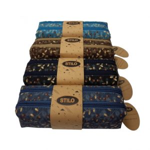 STILO DOUBLE ZIPPER PENCIL CASE Assorted