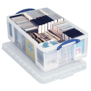REALLY USEFUL STORAGE BOX CLEAR 50 LITRE