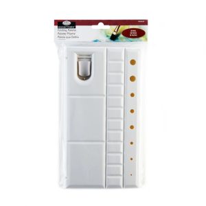 ROYAL & LANGNICKEL® Essentials™ White 28-Well Folding Palette