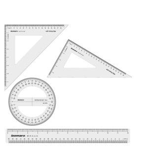 ISOMARS Set Square - Technical - Set of 4