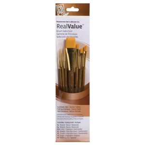 PRINCETON 7PC SYNTHETIC HAIR BRUSH SET B